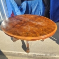 Ornate Pattern Round Wood Coffee Table Ornate Pattern Round Wood Coffee Table